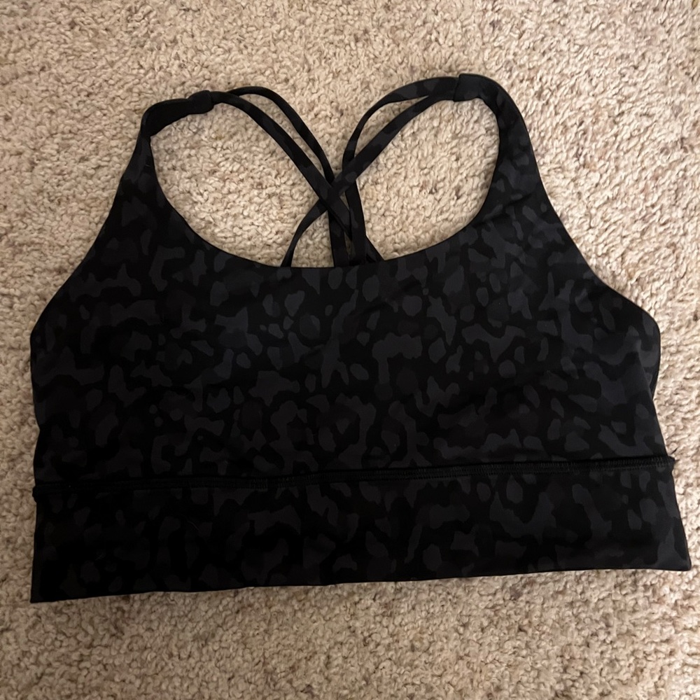 Grey camo 
 Lululemon Wunder Train Bra - size 10 - Picture 4 of 6